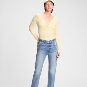 Gap high rise cheeky straight jeans 26/2P